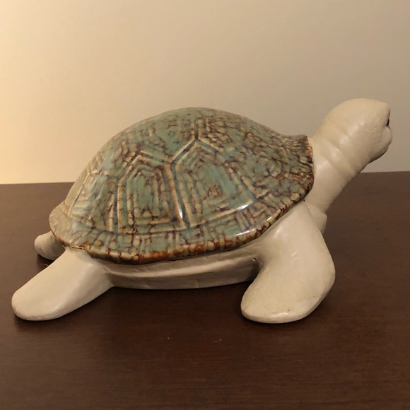 -Ceramic Glazed Pottery Tortoise Turtle  Great Condition - Picture 7 of 7